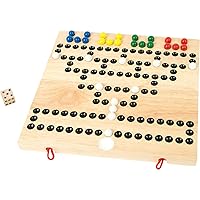 Small Foot Wooden Board Game Barricade Dice and Strategy Game for 2 to 4 Players, from 6 Years, 9954
