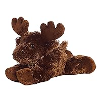 Adorable Mini Flopsie™ Maxamoose™ Stuffed Animal - Playful Ease - Timeless Companions - Brown 8 Inches