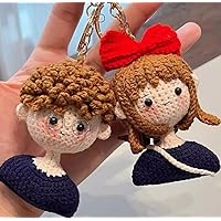 Easy Amigurumi: 1 Pair Lover Crochet Cute Animal Knitting Kit, Includes Crochet Yarn, Hook, and Needles