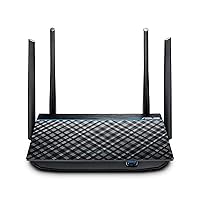 ASUS AC1300 WiFi Router (RT-ACRH13) - Dual Band Gigabit Wireless Router, 4 GB Ports, USB 3.0 Port, Gaming & Streaming, Easy Setup, Parental Control, MU-MIMO