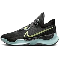 Renew Elevate 3 Women's Basketball Shoes (FQ8971-001, Black/Iron Grey/Jade Ice/Pastel Yellow) Size 14