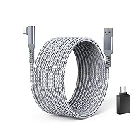 TOTU Cable for Oculus Quest 2 Link, 16-Foot USB 3.2 Gen 1 to Type C Link Cable, Steam Deck Compatible, High-Speed Data Transfer and Fast Charging for VR Oculus Quest Headset and Gaming PCs