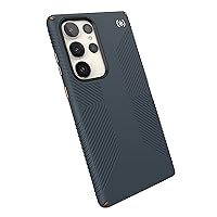Speck Presidio 2 Grip Samsung Galaxy S23 Ultra Case - Drop & Camera Protection, Soft-Touch Secure Grip, Wireless Charging Compatible, Shock Absorbant, Galaxy S23 Ultra Case - Charcoal Grey