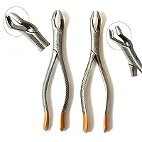 Set of 2 Each Premium German Dental EXTRACTING Extraction Forceps NO 53L NO 53R Dental Instruments