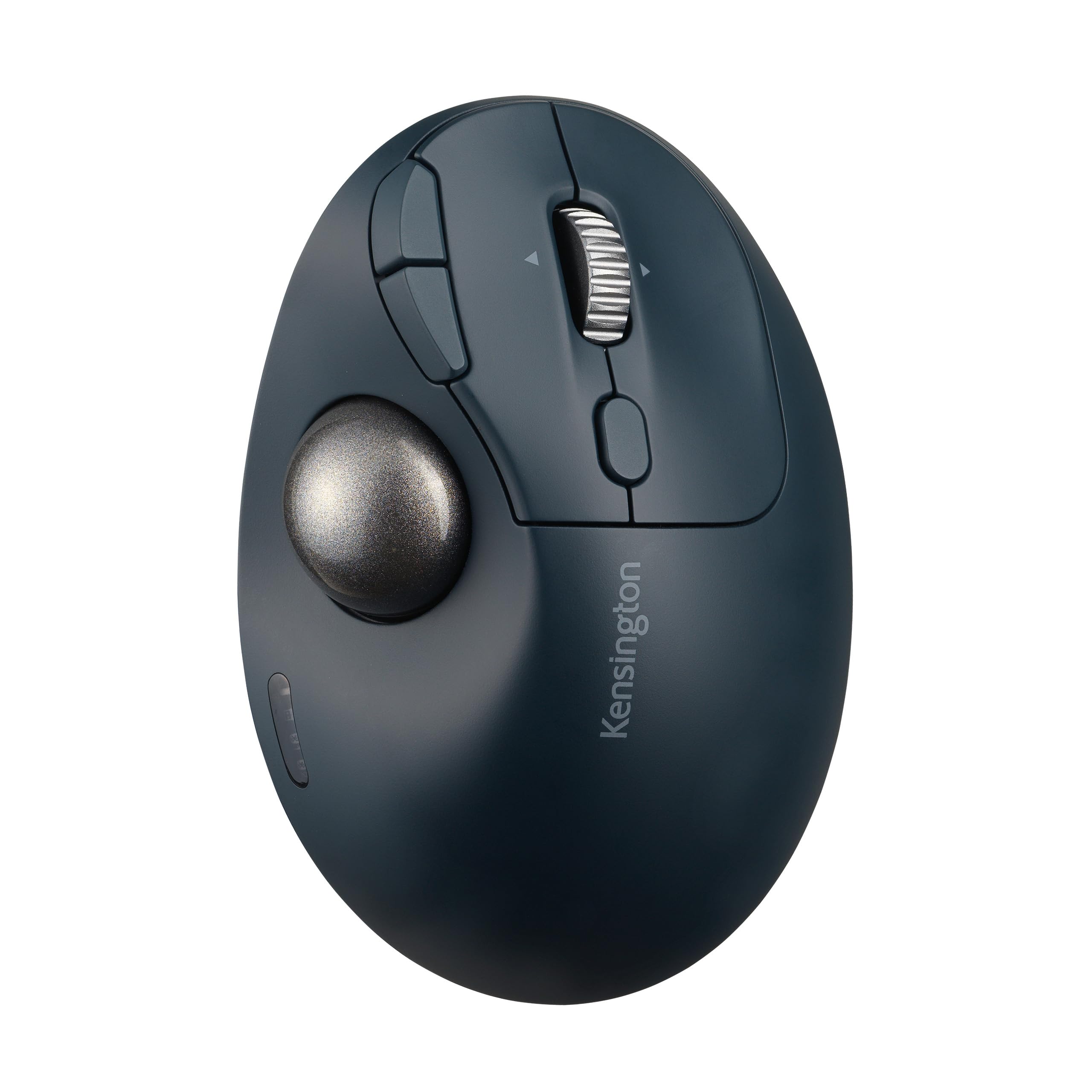 Kensington Pro Fit Ergo TB550 Trackball, Rechargeable, Bluetooth(LE) & 2.4GHz Connection, Ergonomic Design, 4D Scroll Wheel, 128-bit AES Encryption (K72196WW)