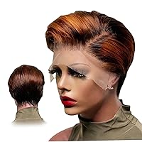 Short Wigs, 6inch Synthetic Lace Front Cut Wigs, Short Wigs for Black Women