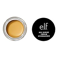 e.l.f. No Budge Cream Eyeshadow, 3-in-1 Eyeshadow, Primer & Liner With Crease-Resistant Color & Stay-Put Power, Vegan & Cruelty-Free, Sahara