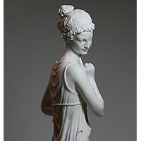 The Dancer Canova Museum Copy Female Large Cast Marble Sculpture Statue 16.5''