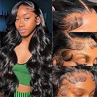 30 Inch 13X6 Lace Front Wigs Human Hair 200% Density Body Wave HD Lace Front Wigs Human Hair Pre Plucked Glueless Wigs Human Hair for Women With Baby Hair