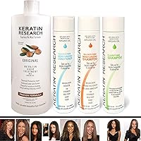 Complex Brazilian Keratin Hair Treatment 4 Bottles 1000ml Kit Includes Sulfate Free Queratina Keratina Brasilera Tratamiento