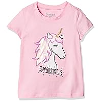 Girls' Toddler Sequin Short Sleeve T-Shirt