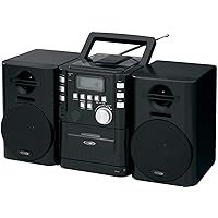 Jensen CD-725 Portable CD Music System with Cassette and FM Stereo Radio