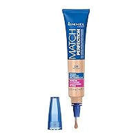Rimmel Match Perfection 2-in-1 Concealer and Highlighter, Fair Light, 0.23 Ounce