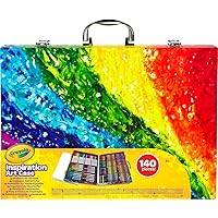 Crayola Inspiration Art Case Coloring Set - Rainbow (140ct), Art Kit For Kids, Toys for Girls & Boys, Art Set, Gift for Kids [Amazon Exclusive]