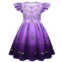 Princess Dress for Girls Casual Dresses Ruffle Sleeve Outfits