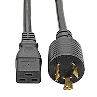 Tripp Lite Heavy-Duty Power Cord for PDU and UPS 20A, 12AWG (IEC-320-C19 to NEMA L6-20P) 14-ft.(P040-014)