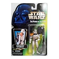 Star Wars A New Hope Power of the Force POTF2 Collection 1 Sandtrooper with Heavy Blaster Action Figure [Hologram Card]
