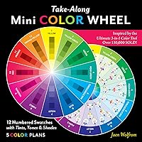 Take-Along Mini Color Wheel: 12 Numbered Swatches with Tints & Shades, 5 Color Plans (Reference Tool) Take-Along Mini Color Wheel: 12 Numbered Swatches with Tints & Shades, 5 Color Plans (Reference Tool) Paperback