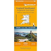 Michelin Map Great Britain: Wales, The Midlands, South West England 503 (Maps/Regional (Michelin))