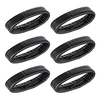Cobee Leather Watch Band Loops, 6 Pieces Watch Strap Replacement Loops Watch Band Holder Watch Strap Keeper Watch Fastener Rings