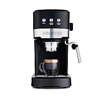 15-Bar Espresso Maker with Powerful Frothing Wand with 1.2L Removable Water Reservoir, Black