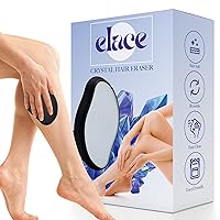 Crystal Hair Eraser by ELACE™ - Hair Remover for Women and Men, Painless Exfoliation Magic Crystal Hair Remover - Crystal Hair Eraser Stone, Hair Remover for Arms Legs - Crystal Hair Remover