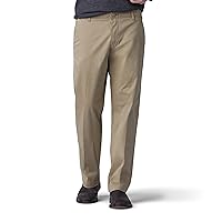 Lee Men's Extreme Motion Flat Front Regular Straight Pant