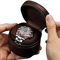 Genuine Leather Single Watch Case Watch Roll Travel Case Handcrafted by Craftsmen Who Pursue The Ultimate