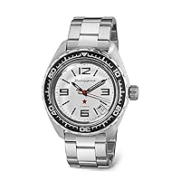 Vostok | Komandirskie 02K Automatic Self-Winding Russian Military Diver Wrist Watch | WR 200 m | Fashion | Business | Casual Men's Watches | Model 020716