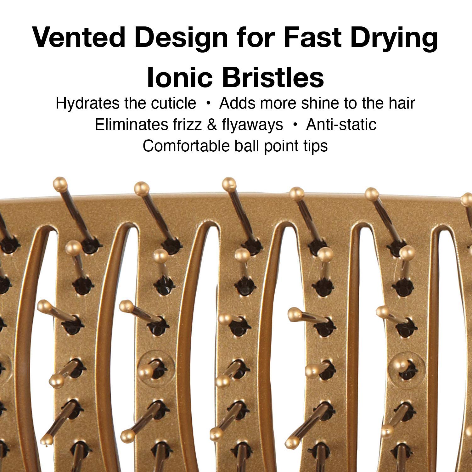 Olivia Garden NanoThermic Ceramic + Ion Styler Hair Brush NT-VTS (Vent)