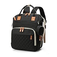Diaper Bag Backpack,Large Travel Diaper Bag Waterproof Baby Bags with USB Charging Port Diaper Backpack for Boys Girls Mom Dad