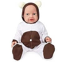 Vollence 14 inch Full Body Silicone Baby Dolls That Look Real, Not Vinyl, Soft Realistic Newborn Baby Dolls Birthday Gifts for Kids, Girl