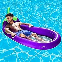 Pool Lounger Float for Adult, Float Hammock,Inflatable Rafts Swimming Pool Air Sofa Floating Chair Bed,Lying on it Your Whole Body is submerged in Water,Great for Chilling in The Pool