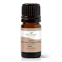 Plant Therapy Organic Roman Chamomile Essential Oil 5 mL (1/6oz) 100% Pure, Undiluted, Therapeutic Grade