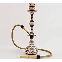 Copper Hookah, Engraved Copper Shisha, Hand Carved Pure Copper, 100% Handmade Narghile, Total Height: 24.5