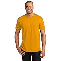 Hanes mens 5.2 oz. 50/50 ComfortBlend EcoSmart T-Shirt(5170)-Gold-3XL