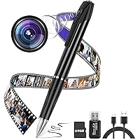 64GB Spy Camera Pen Spy Pen with1080P Pen Camera with 150 Minutes of Battery Life Suitable for Daily Life Classroom Study and Meeting Rooms