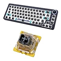 GK GAMAKAY Linear Mechanical Keyboard Bumblebee Switch and LK67 65% RGB Modular DIY Mechanical Keyboard