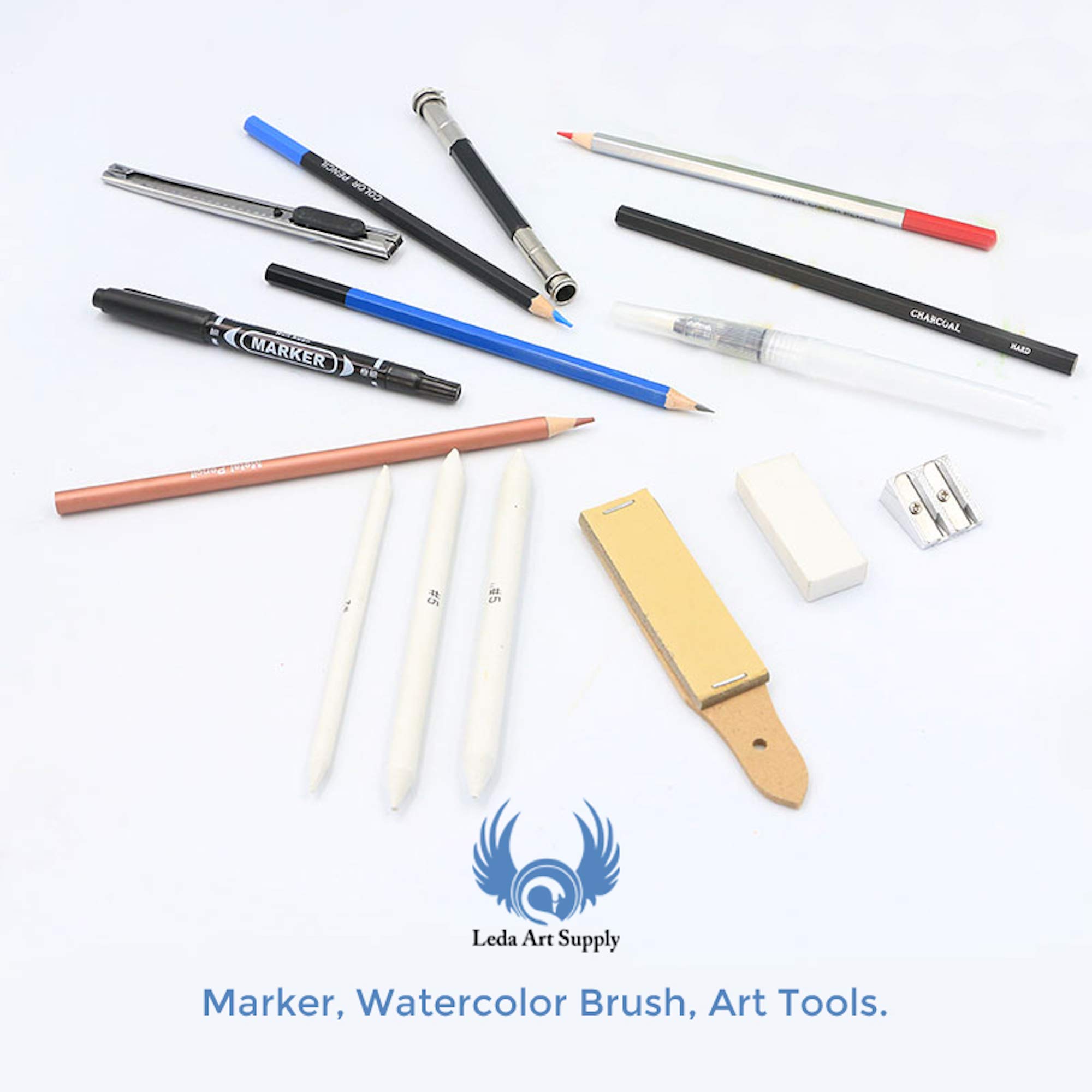 29Pcs Professional Drawing Artist Kit Set Pencils and Sketch Charcoal Art  Tools – CDE