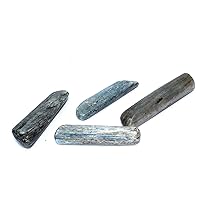 Jet New Authentic Long Kyanite Tumbled Stone (ONE Piece) Attractive Genuine Approx 20-30 Grams Energized Stones (Long Kyanite)