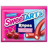 Soft & Chewy Ropes Candy, Cherry Punch, 9 Ounce