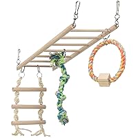 TRIXIE Small Animal Suspension Bridge, Cage Accessories, Pet Toys for Rats, Ferrets 35 x 15cm