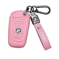 Phmnkl Alloy Car Key Case Rings Cover Holder for BMW 1 3 5 7 Series 530 F48 X1 X2 X3 X4 X5 X6 Classic Engine Head Concept