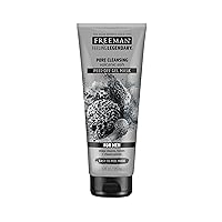 Pore Clearing Volcanic Ash Peel-Off Gel Facial Mask, Deep Cleansing, Removes Dirt From Pores, Not Over-Drying, Easy-to-use, For Men, 6 fl.oz./175 mL Tube FREEMAN Pore Clearing Volcanic Ash Peel-Off Gel Facial Mask, Deep Cleansing, Removes Dirt From Pores, Not Over-Drying, Easy-to-use, For Men, 6 fl.oz./175 mL Tube