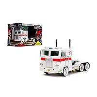 Transformers G1 Optimus Prime Ghostbusters Mashup 1:24 Die-Cast Car, Toys for Kids and Adults