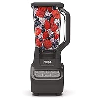 Ninja Professional BL710WM 1000 Watt Smoothie Maker Margarita Mixer Ice Crusher Food Processor Kitchen Blender (Renewed)