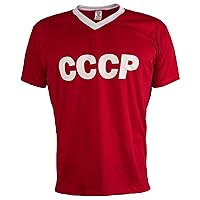 Soviet Union CCCP USSR 1970's Retro Football Shirt Clasic Vintage Men Top