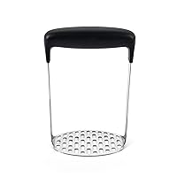 Good Grips Stainless Steel Smooth Potato Masher, Black/Silver