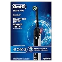 Smart 3000 Electric Toothbrush with Bluetooth Connectivity, Black