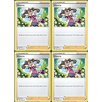 Shauna 240/264 - Fusion Strike - Pokemon Trainer Card Lot - Playset x4